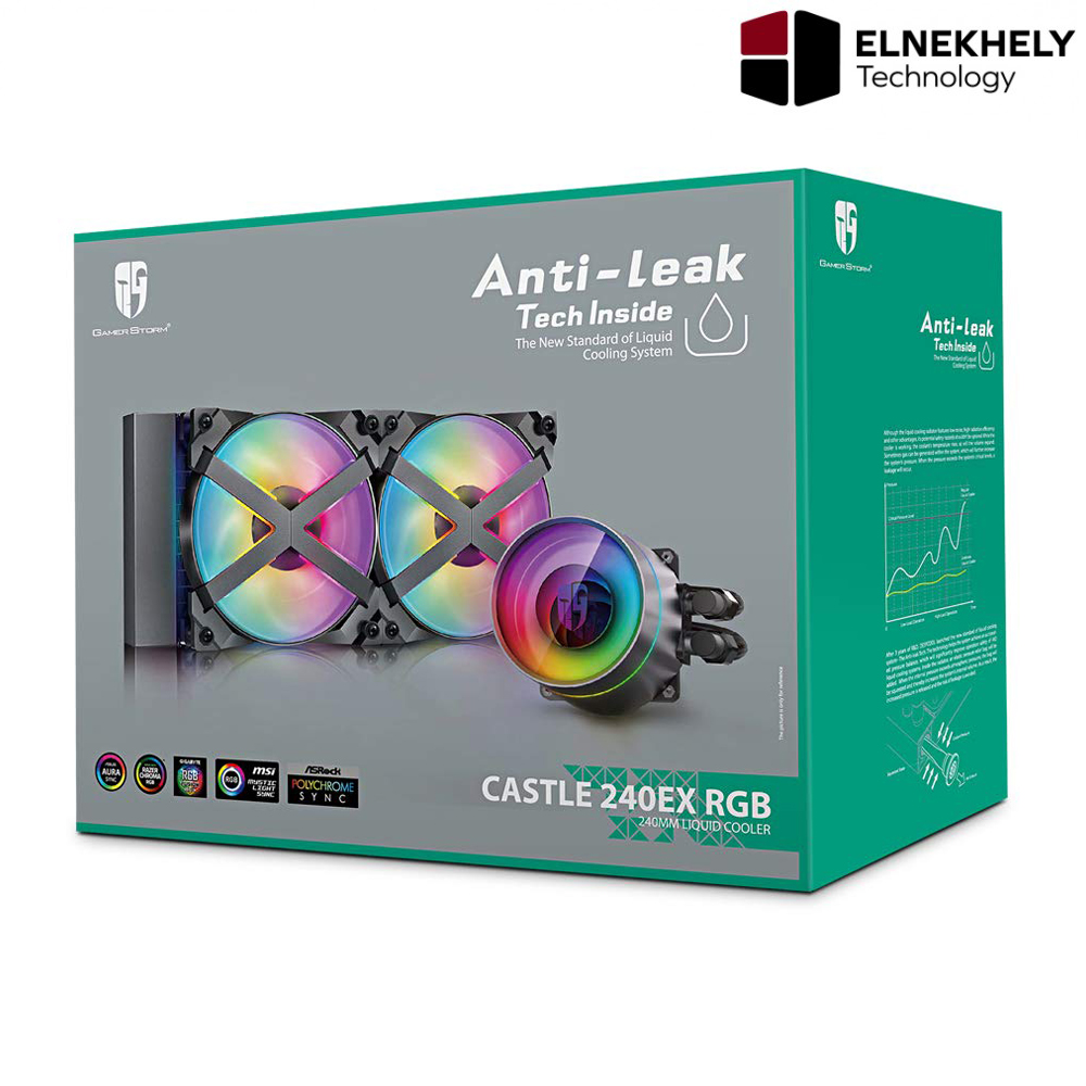 Deepcool GamerStorm Castle 240EX RGB CPU Liquid Cooler - DP-GS-H12